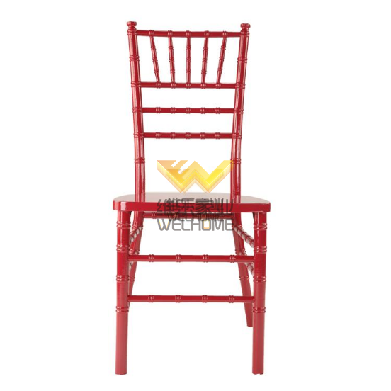 wooden cheap chiavari chair in Red colour for rental